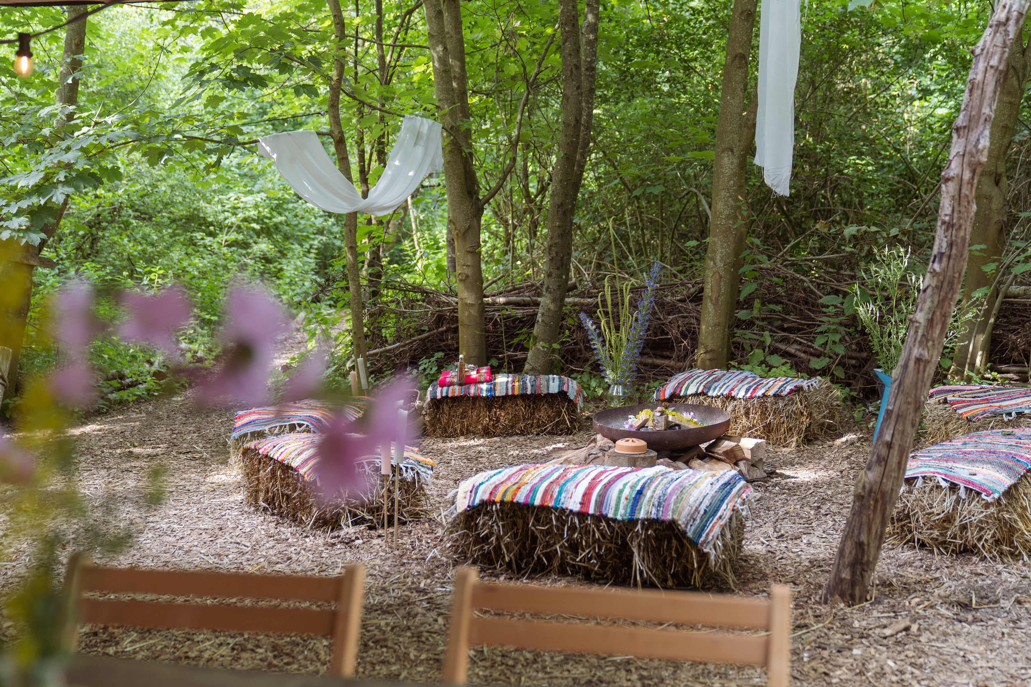 Forest retreat circle